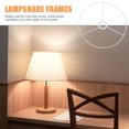 thumbnail image 4 of Frame de pantalla de la lámpara Ronda Vintage Lámpara Shade Frame E27 Base 30cm Suministro de pantalla, 4 of 5