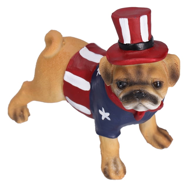 Estatua de Bulldog ANGGREK Decoración de Bulldog Resistente Tamaño Pequeño