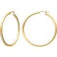 thumbnail image 1 of Pendientes de aro Gacimy en oro amarillo de 14 quilates chapados en 30 mm para mujer, 1 of 7