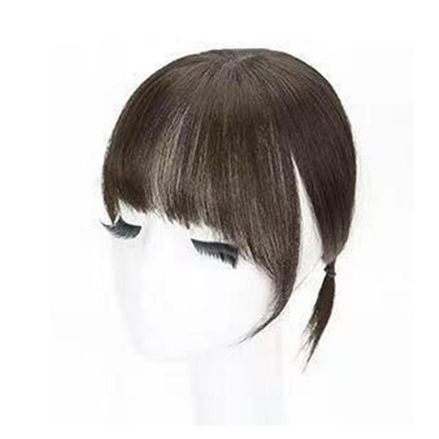 SharkTRUE Perruque Air Bangs Pièce Féminine Type Clip Couvre-Cheveux Sans Couture Augmentation Naturelle