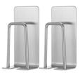 thumbnail image 3 of Shisuyan Storage Rack Silver Wall Mounted 2Pcs 7.9X1.6X1.1in, 3 of 8