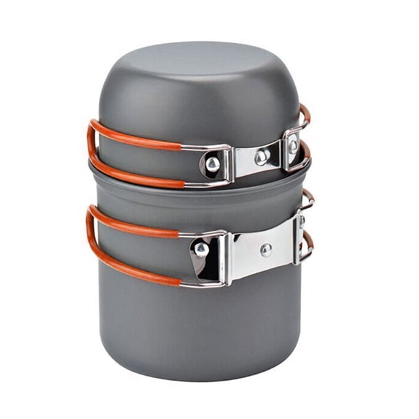 Kit Ustensiles Cuisine Camping – 10 Pièces Aluminium – Léger Et Portable – Neuf