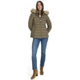 thumbnail image 1 of Chaqueta Tommy Hilfiger de piel sintética con ribetes acolchados para mujer, estilo Juniper L, 1 of 1