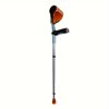 Adjustable Aluminum Forearm Crutch - Foldable Lightweight Design with Anti-Slip Handle - Ergonomic Mobility Aid for Seniors & Rehabilitation - Includes Protective Sleeve & Spare Tip"