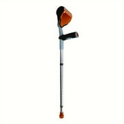 Adjustable Aluminum Forearm Crutch - Foldable Lightweight Design with Anti-Slip Handle - Ergonomic Mobility Aid for Seniors & Rehabilitation - Includes Protective Sleeve & Spare Tip"