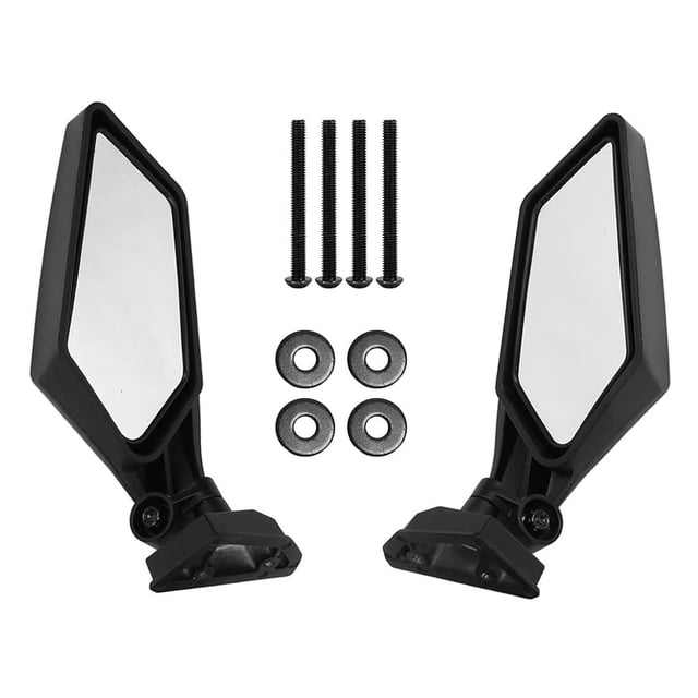 Sidaley Espejo lateral Espejo lateral para Maverick X3 2017-2022 Juego de 1 par de espejos laterales para Maverick X3 2017-2022 Accesorios para motos