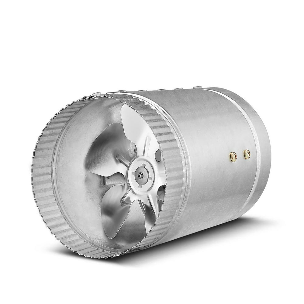 Inline Duct Fan (6 Inch, 280 CFM) Exhaust Blower Vent Air Extractor