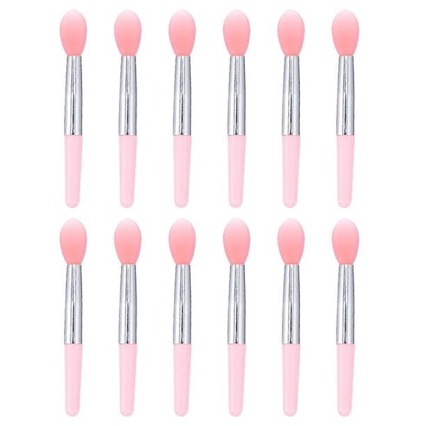 12pcs Silicone Lip Brushes Makeup Lipstick Brushes Applicator Cosmetic Brush Set