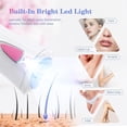 thumbnail image 3 of Mini Epilator, Facial Hair Remover for Women, Full Body Smooth Glide Epilator, Portable Electric Lady Shaver for Face, Armpits, Arms, Bikini, and Legs, with 9-Tweezers with LED for Precision, 3 of 8
