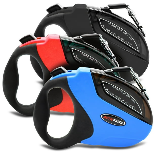 ACTIVPAWS Retractable Dog Leash Heavy Duty Premium Walking Leashes for Large, Medium and Small