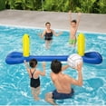 thumbnail image 1 of POINTERTECK Inflatable Pool Volleyball Set & Basketball Hoops Handball Goal Water Sport Beach Toys Adult Children, 1 of 7