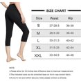 thumbnail image 2 of Yoga Pants for Women Workout Shorts, 7 inch Slimfit Capris Rash Guard Leggings Tummy Control, 2 of 6