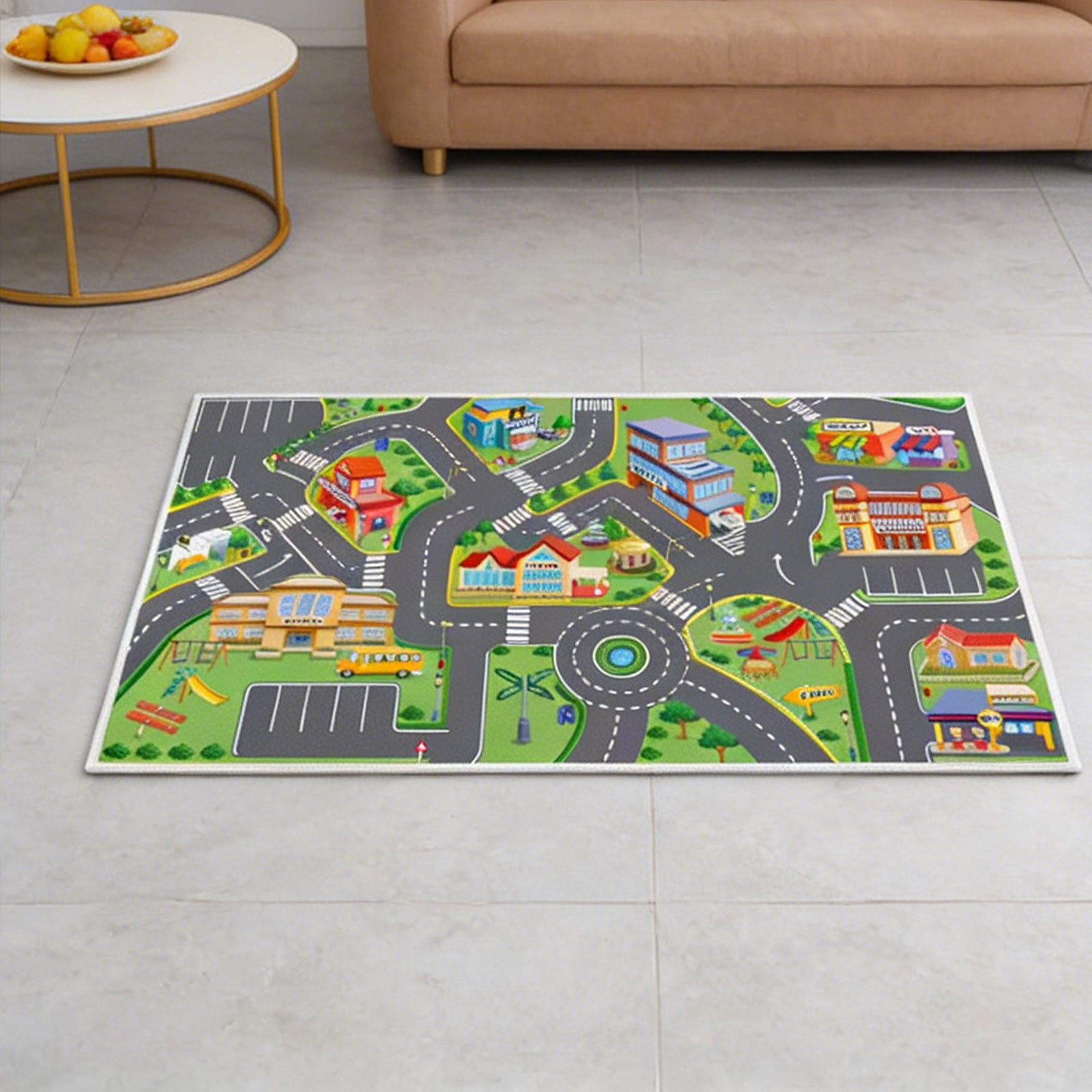 Baby Crawling Mat Crawling Carpet Bright Polyester Material Washable Carpet Rectangular Children's Carpet Suitable For Indoor Use Baby Crawling Mat Baby Play Mat Tiles Large Baby Foam Mats for