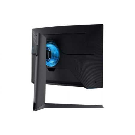 Samsung - Odyssey G7 27" LED Curved QHD FreeSync and G-SYNC Compatible Monitor with HDR (DisplayPort, HDMI) - Black