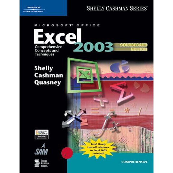 Pre-Owned Microsoft Office Excel 2003: Comprehensive Concepts And Techniques, Coursecard Edition (Paperback) 1418843601 9781418843601