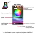 thumbnail image 5 of Poolexa 6 Inch Large LED MultiColor Inground Pool Light with 150 Foot Cord for Wet Niche, 5 of 7