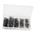 thumbnail image 3 of 50 piezas de eslabones giratorios de pesca, eslabones giratorios de hierro mejorados, accesorios de cambio rápido, aparejos, barril, conector de pesca Negro, 3 of 8