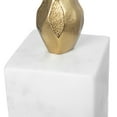 thumbnail image 5 of A&B Home Aluminum Diamond Stem Pillar Holder - 4.5" x 4.5" x 17.1" - Gold/White, 5 of 5