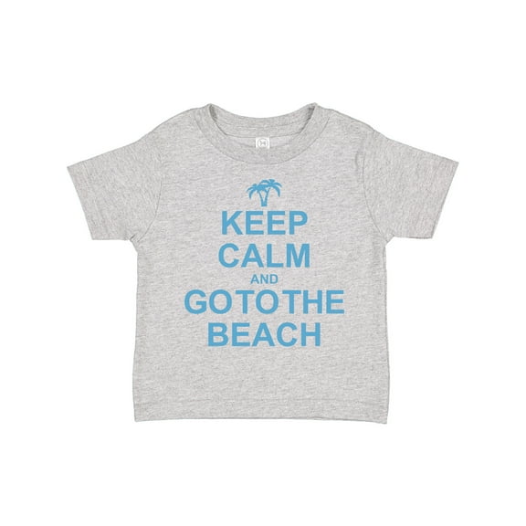 Inktastic Keep Calm Go to the Beach Boys or Girls Toddler T-Shirt
