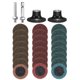 thumbnail image 1 of Uxcell 28pcs Juego de Discos de Cambio Rápido de 2" con Soporte de Almohadilla de 1/4" para Lijado de Grano Grueso/Medio/Fino para Pulido y Eliminación de Óxido, 1 of 7