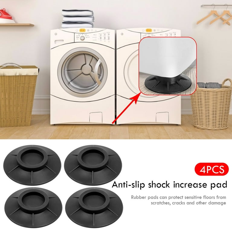 4pcs Heavy Duty Washer/Dryer Anti-Vibration Anti-Slip Washing