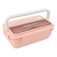 thumbnail image 4 of 1100ml Bento Boxes with Spoon Travel  ToGo Food Containers Bento Boxes and Chopsticks, Reusable Lunch Box  for Student, 4 of 8