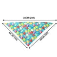 thumbnail image 4 of Easter Pet Dog Triangle Bandana Bib Dog Scarf Clothing Egg Rabbit Easter, 4 of 7