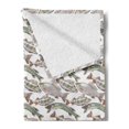 thumbnail image 2 of Fishes Soft Flannel Fleece Throw Blanket, Watercolor Common Carp Perch and Bass Freshwater Animals Themed Seafood Drawing, Cozy Plush for Indoor and Outdoor Use, 50" x 60", Multicolor, by Ambesonne, 2 of 5