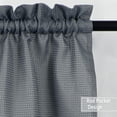 thumbnail image 4 of Kitchen Waffle Weave Curtains, Waterproof Rod Pocket Short Curtain, Bathroom Valance, 4 of 8