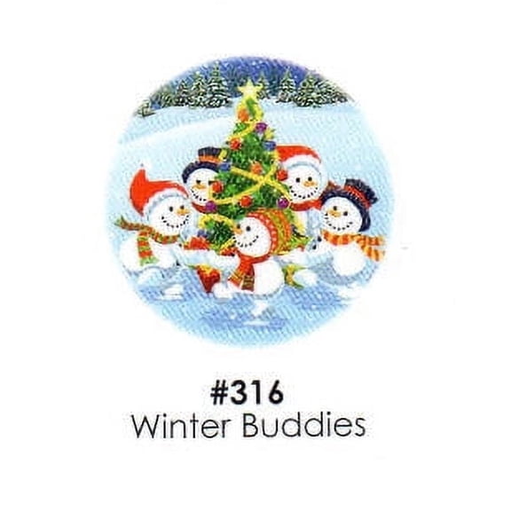 Winter Buddies Cake Decoration Edible Frosting Photo Sheet