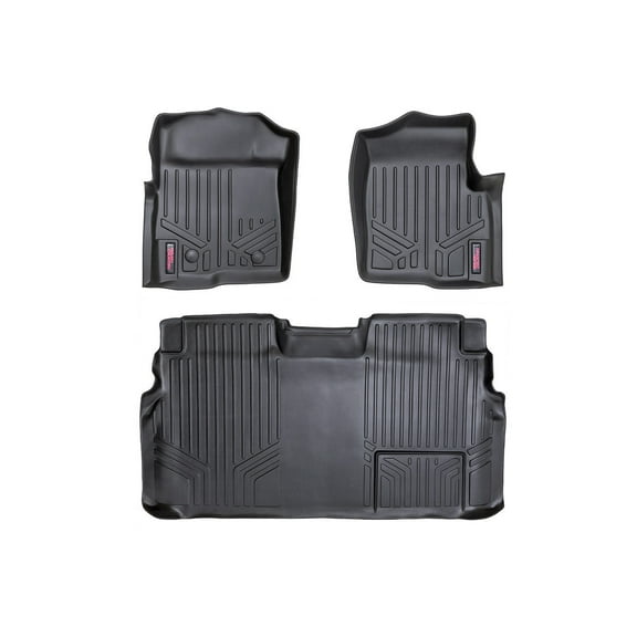 Rough Country Floor Mats for 2011-2014 Ford F-150 | SuperCrew Cab - M-51112