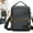 Gray, variant on SYMOID Mens Black Crossbody Bag - Multi-Compartment, Waterproof, Lightweight with Adjustable Strap & Reinforced Handle - Hands-Free for Daily Commute, Travel, Outdoor