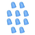 thumbnail image 1 of Seitruly Puntas de dedos de guitarra de silicona Protectores de dedos Protectores transparentes resistentes al desgaste Púas de protección Type2 NO2, 1 of 6