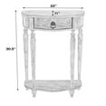thumbnail image 7 of Butler Specialty Ashby Demilune Cherry  Console Table With Storage, 7 of 7