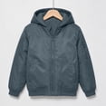 thumbnail image 3 of BFHHYA Boys Winter Coat Teens Youth Casual Zip up Quilted Jackets Windproof Windbreaker Kids Long Sleeve Hooded Outwear with Pockets 5-16 Years, 3 of 8