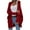 Red, variant on Cardigan Clearance Fashion Women Casual Long Sleeve Solid Warm Sweater Ladies Tops Coat Red Xl Y3Y