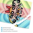 thumbnail image 4 of Rompecabezas de madera de Las Chicas Superpoderosas: adecuado para niños y adultos, rompecabezas para niños y niñas, juguetes de juego de entretenimiento con rompecabezas, talla única, 4 of 8