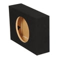 thumbnail image 6 of Open Box Q Power Shallow Single 12 In Sealed MDF Truck Subwoofer Enclosure Box, 6 of 9