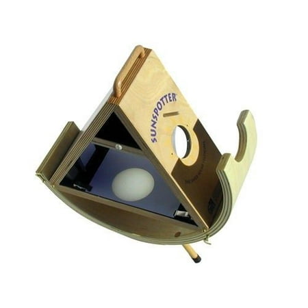 STARLAB Wooden Folded Keplerian Sunspotter with a Powerful 62mm Objective Lens to Project a 3” Solar Image of the