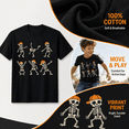 thumbnail image 6 of MAWOTEA Black T-shirt for Kids.Ideal Gift for Halloween,Size 3-13Years, 6 of 6