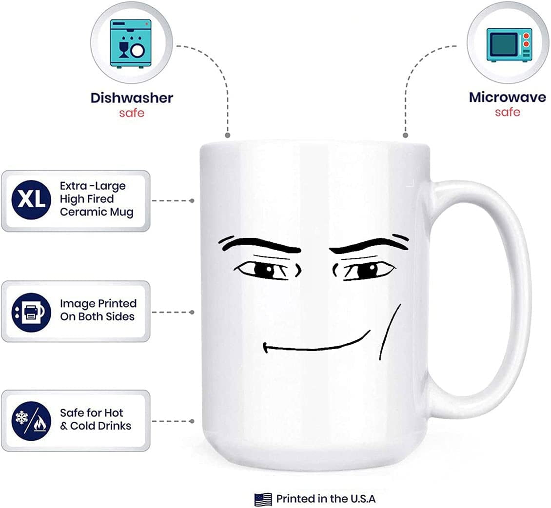 MAN FACE MUG