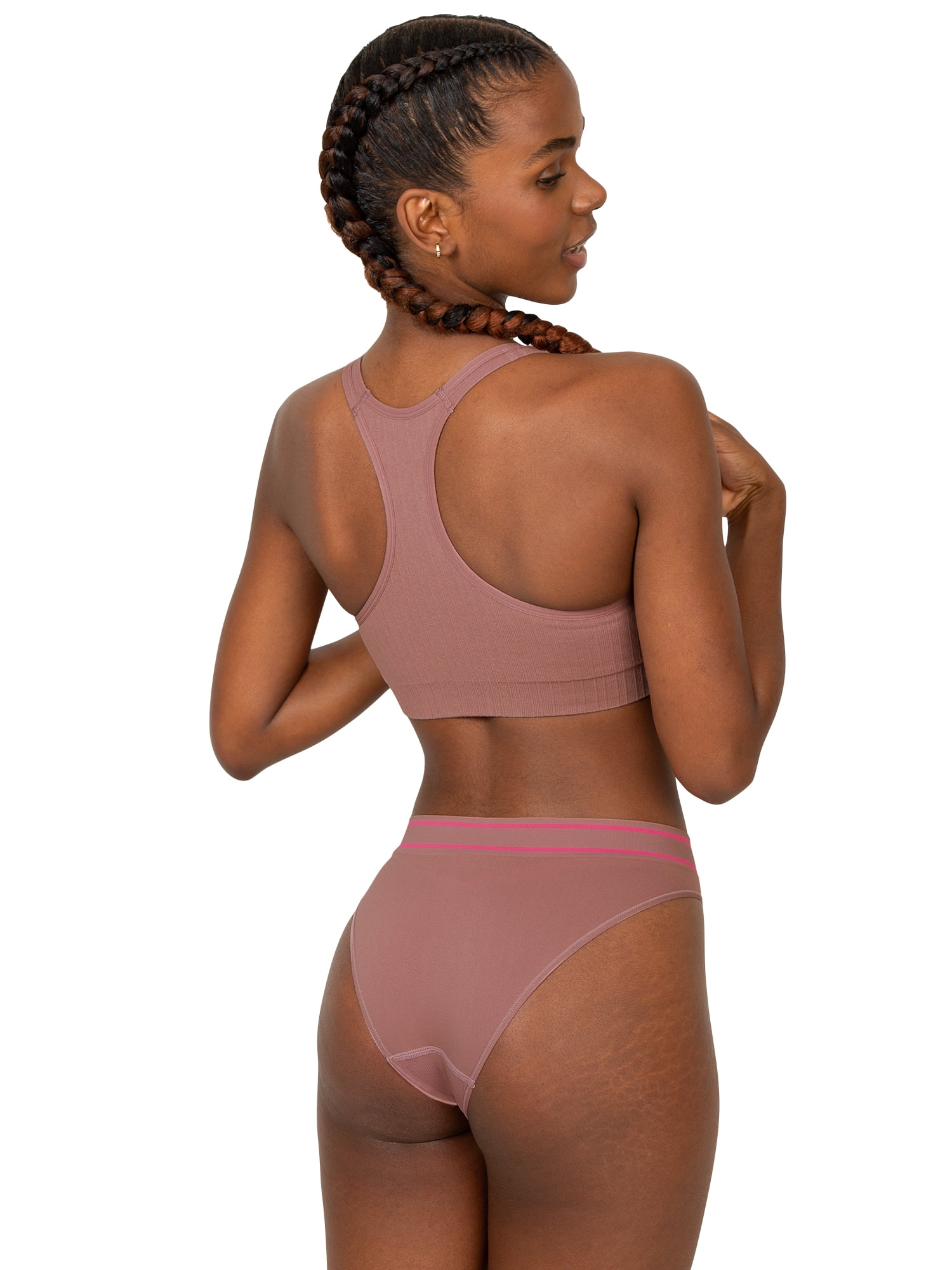 Fresh by Fruit of the Loom Juniors Riding High Seamless Bikini 2-Pack, Style FR132W, Sizes XS to 3XL