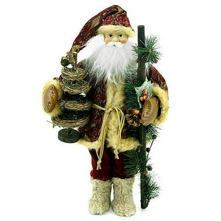 Holiday Time Deluxe Natural Santa