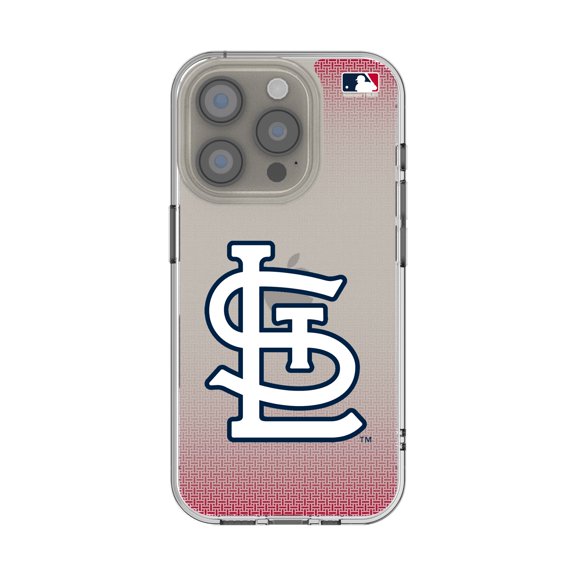 St. Louis Cardinals Linen Logo iPhone Clear Case