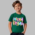 thumbnail image 4 of YunPes Boys & Girls Second Grade Graphic Print T-shirt Fashion Versatile Short Sleeve Tees Kids Back To School Casual Daily Tops, 4 of 4