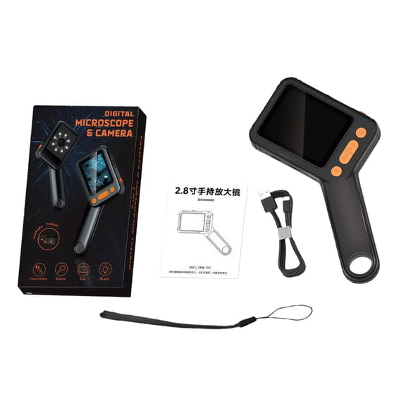 CEORPER 2.8 Inch Clear Screen Digital Microscope 1000X Magnification for Kids and Adults