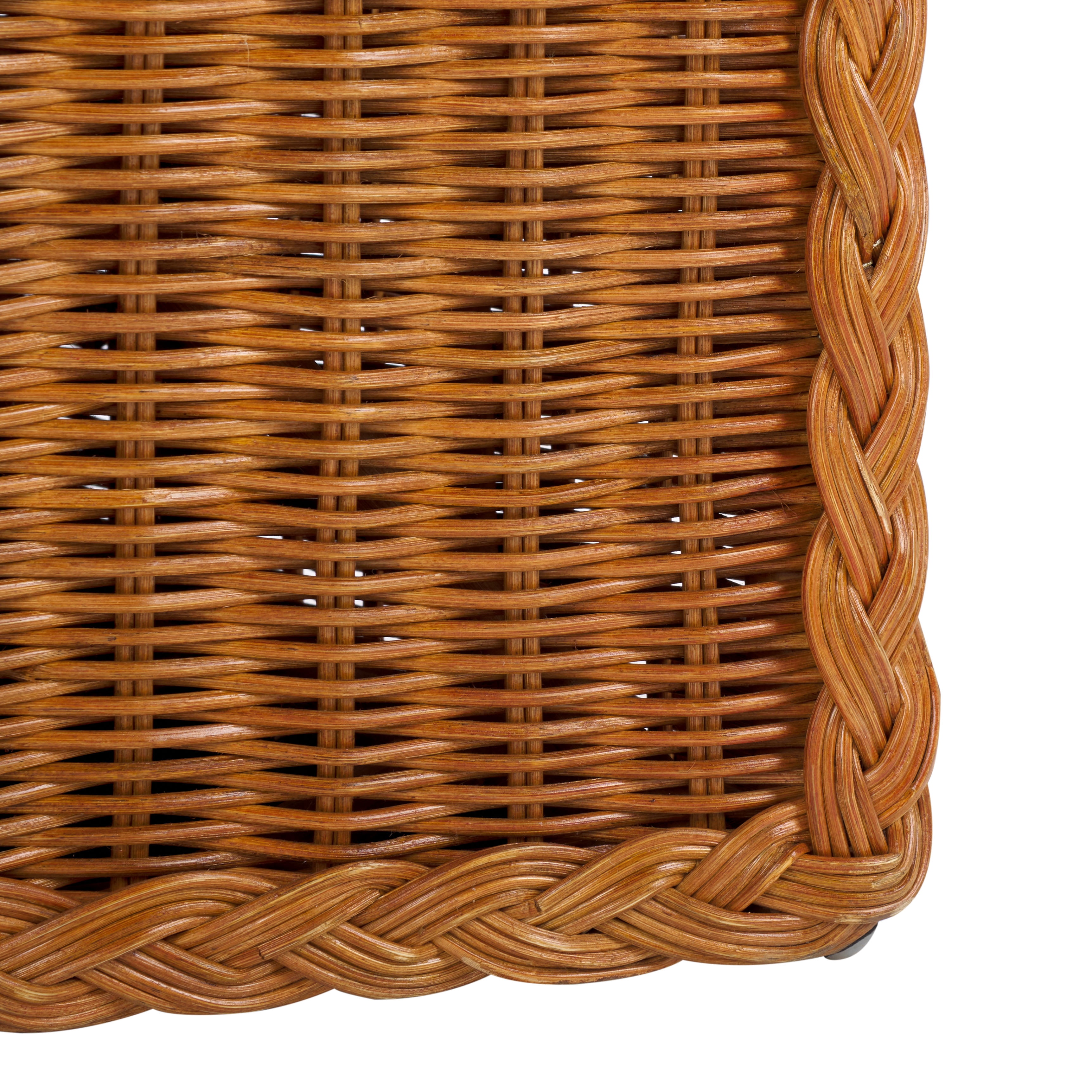 Safavieh Couture Sharon Rattan Coastal Accent Chair, Natural/Beige