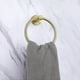 thumbnail image 4 of Brushed Gold Towel Ring For Bathroom 1 Pack, Kitchen Bath Towel Holder Hangers Wall Mount Heavy Duty Storage Stainless Steel, 4 of 5