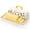 Meadow, variant on Kook 7.5” White Butter Dish with Lid Butter Storage Container Ceramic Tray