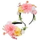 thumbnail image 2 of KAKOWELY 2 diademas florales realistas para novias y decoraciones de fiesta. Ideales para bodas y festivales. Añaden elegancia y encanto a cualquier atuendo., 2 of 5